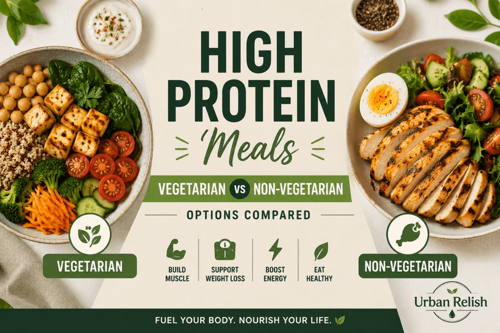 High Protein Meals - urban relish